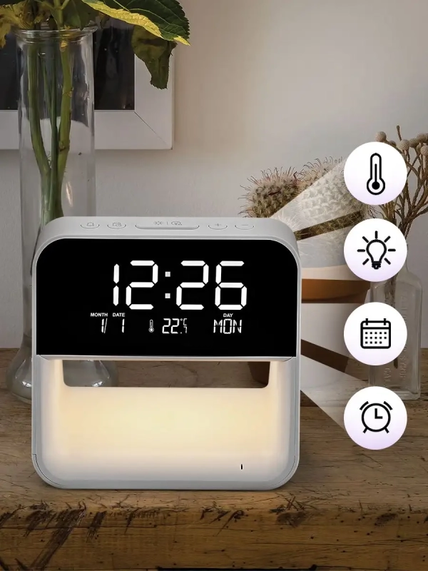 Часы настольные электронные КТ-3352 - 9 Вт