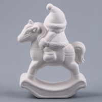 Новый год! Фигурка под роспись «Дед Мороз верхом», с кистью Новый год! Фигурка под роспись «Дед Мороз верхом», с кистью