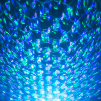 Световой прибор &laquo;Волны&raquo; 10.5 см, лазер, динамик, пульт ДУ, свечение мульти, 5 В