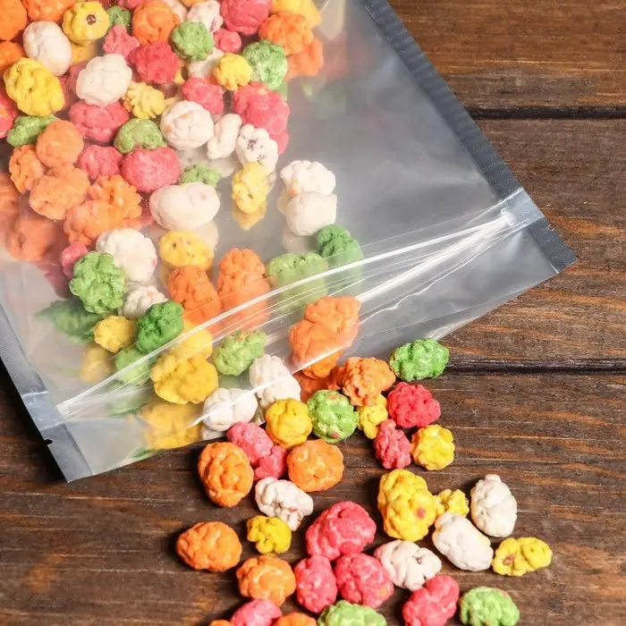 Пакет Zip-lock ПП, метализзированный, со сплошным окном, 18&times;26 см