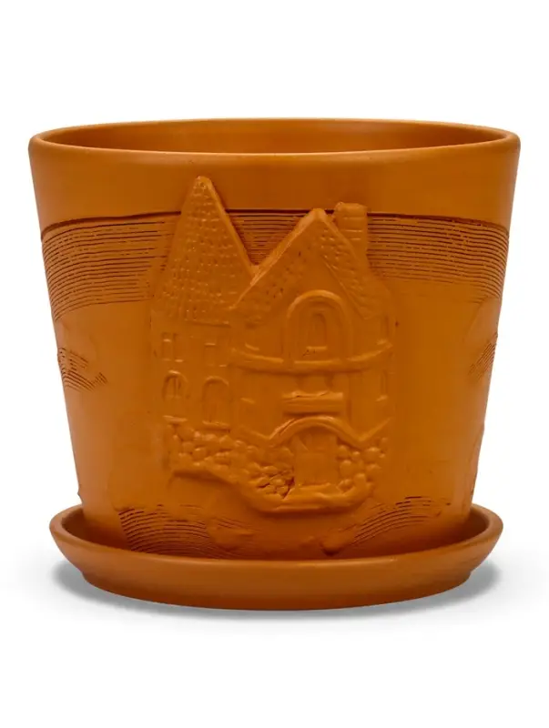 Горшок цветочный с поддоном 4,75 л, d22/h20 см терр-т керамика, "Голландия" (М)