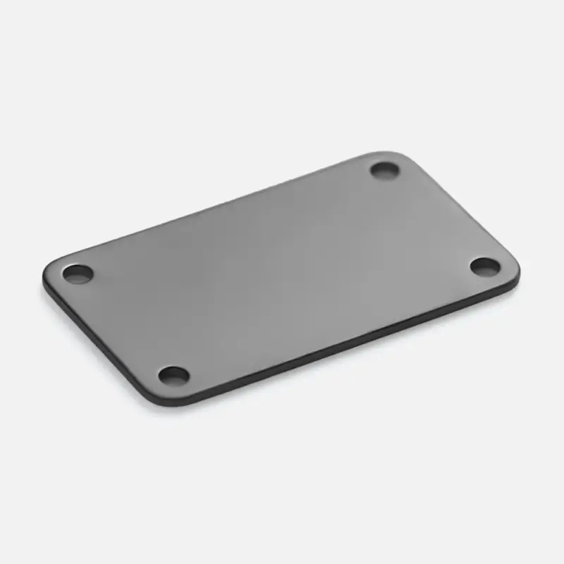 Шильдик металлический Furo, серый металлик