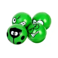 Мяч каучуковый &laquo;Смайлики&raquo;, 2,7 см, цвета МИКС