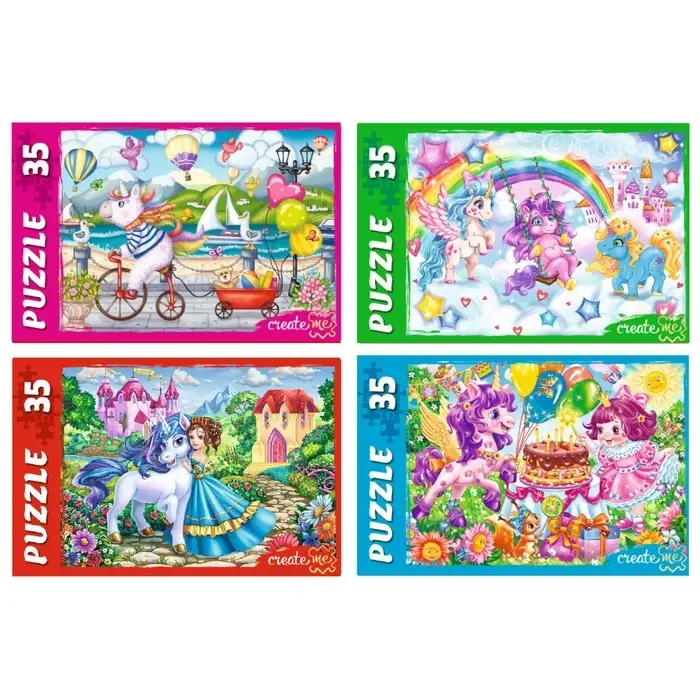 Пазл &laquo;Чудесные единороги&raquo;, 35 элементов