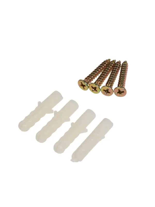 Крючок для штор ТУНДРА KS011, однорожковый, цвет хром, 2 шт