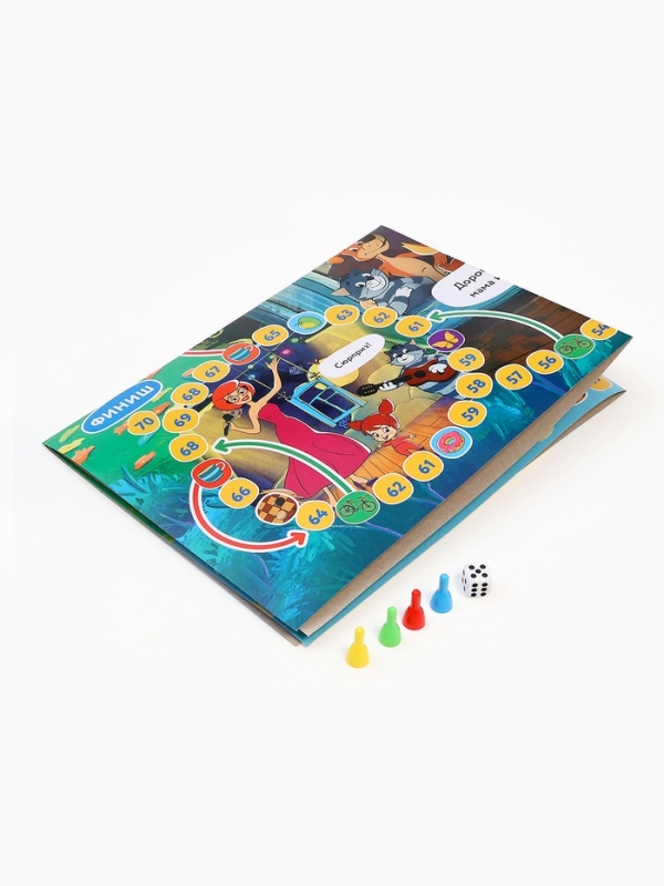 Настольная игра - ходилка &laquo;Простоквашино&raquo;, 2-4 игрока, 5+