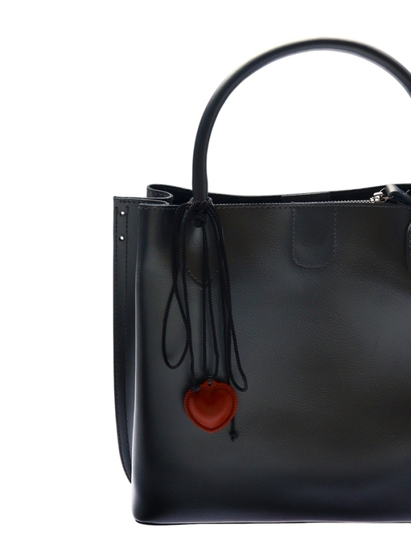 Портупея с кулоном &laquo;Сердечко&raquo; кожа, трансформер, коричневая, 150 см