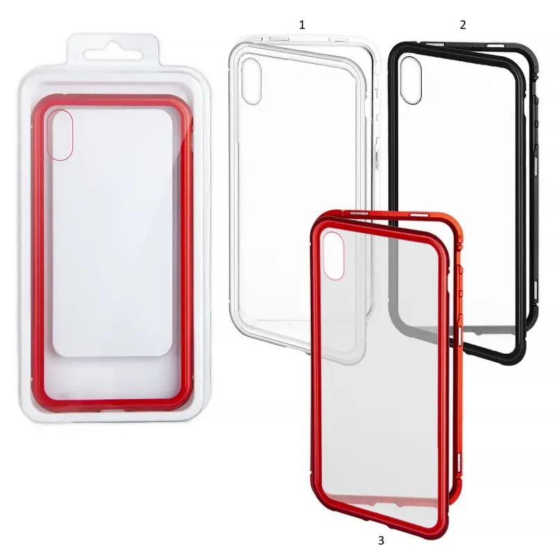 Чехол iPh XS Max магнитный 360&deg;