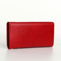 Кошелёк женский на магните, цвет красный Кошелёк женский на магните, цвет красный