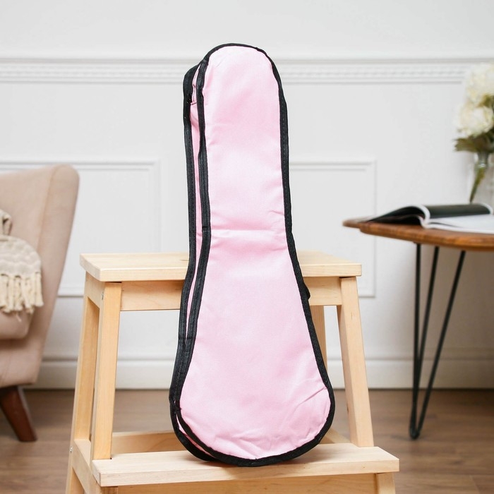 Чехол для укулеле сопрано Music Life, 20 х 8 х 57 см, розовый