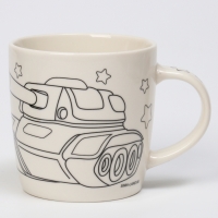 Набор кружка под раскраску &laquo;В подарок герою&raquo;, 300 мл