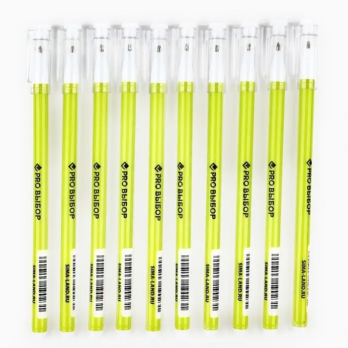 Ручка шариковая, синяя паста, 0.5 мм, пластиковый корпус с колпачком &laquo;PROвыбор, зеленая&raquo;