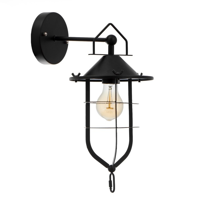 Бра Бра "Эльба" 1х40Вт Е27 черный 25х25х40 см