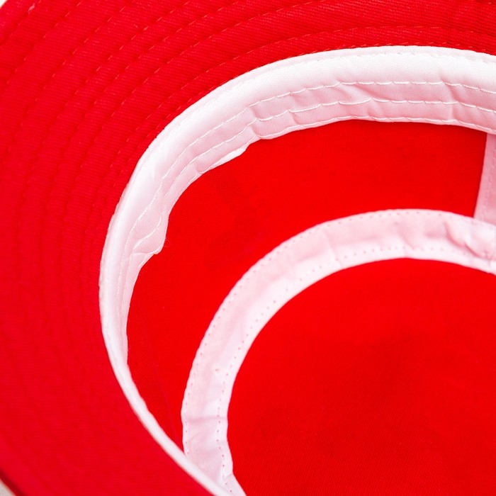 Панама детская MINAKU "Жирафик", р-р 50, цв. красный