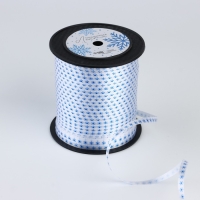 Лента для декора и подарков &laquo;Снежинка&raquo;, 0.5 см х 200 м, Новый год