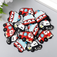 Декор для творчества резина "Спецслужбы. Транспорт" набор 15 шт МИКС 2,8х3,5 см