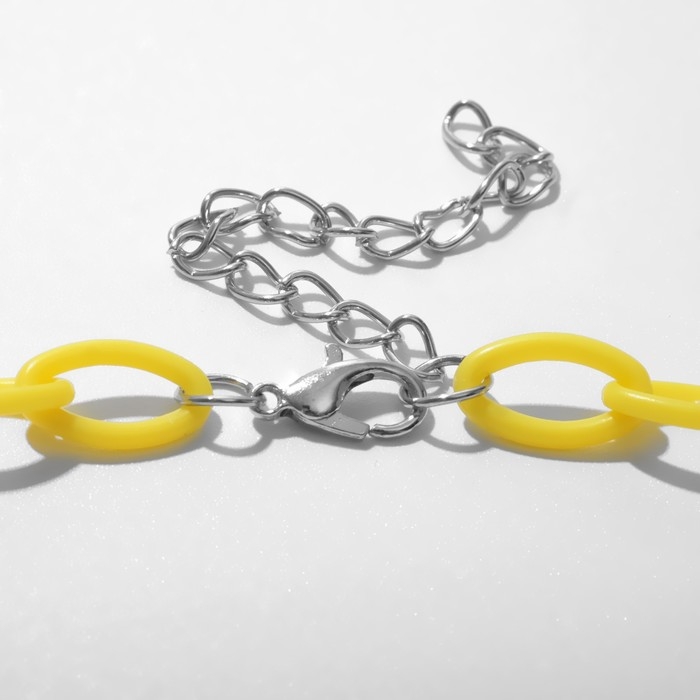 Кулон &laquo;Мишка&raquo; мармеладный, цвет жёлтый, 40 см