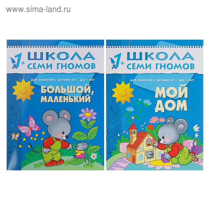 12 книг с картонной вкладкой &laquo;Полный годовой курс от 1 до 2 лет&raquo;, Денисова Д.