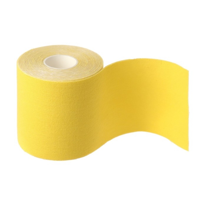 Кинезио - тейп, 7,5 см &times; 5 м, цвет жёлтый