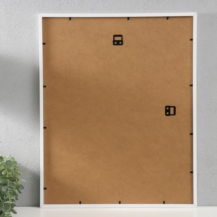 Фоторамка МДФ "Nina" 40x50 см, белый (пластиковый экран)