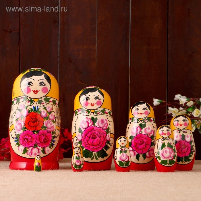 Матрёшка &laquo;Семёновская&raquo;, 8 кукольная, высшая категория