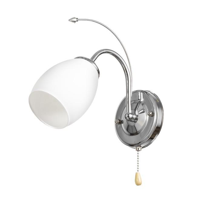 Бра "Амелия" 1х40Вт E27 хром 25х11х24 см.