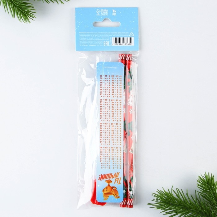 Подарочный набор новогодний «Врывайся в Новый год», 5 предметов Подарочный набор новогодний «Врывайся в Новый год», 5 предметов