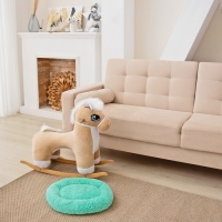 Лежанка для собак и кошек &laquo;Уют&raquo;, мягкий мех, 45 х 35 х 11 см, мятная