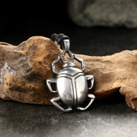 Амулет-брелок, тотем "Жук Скарабей" №02, металлический Амулет-брелок, тотем "Жук Скарабей" №02, металлический