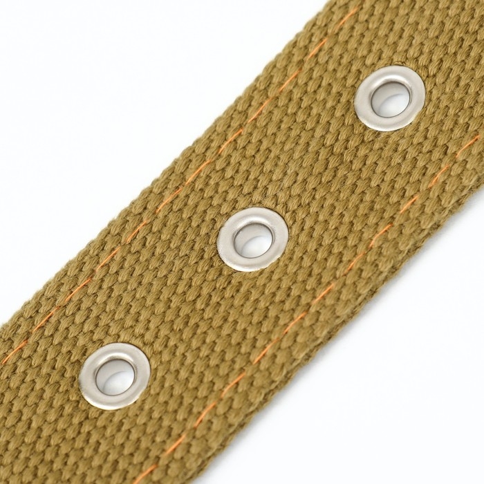 Ошейник брезентовый безразмерный двухслойный, 72 х 3,5 см, песочный Ошейник брезентовый безразмерный двухслойный, 72 х 3,5 см, песочный