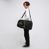 Сумка детская спортивная для мальчика &laquo;Самокат&raquo;, 40х21х24см, цвет чёрный