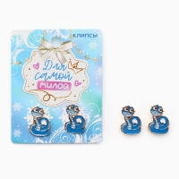 Клипсы новогодние &laquo;Самой милой&raquo;, на Новый год, 7 х 9 см