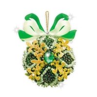 Новогодний шар из пайеток «Изумруд» Новогодний шар из пайеток «Изумруд»