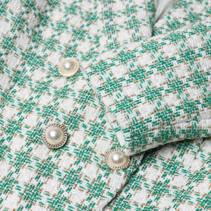 Пиджак твидовый двубортный MIST р. 42. зеленый Пиджак твидовый двубортный MIST р. 42. зеленый