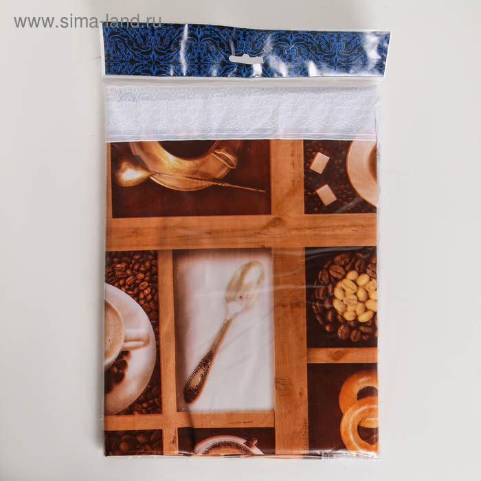 Скатерть на нетканой основе многоразовая «Кофе», 90×135 см Скатерть на нетканой основе многоразовая «Кофе», 90×135 см