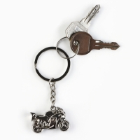 Брелок для ключей металлический &laquo;Крутому мужику мотоцикл&raquo;, 8 х 3.5 см