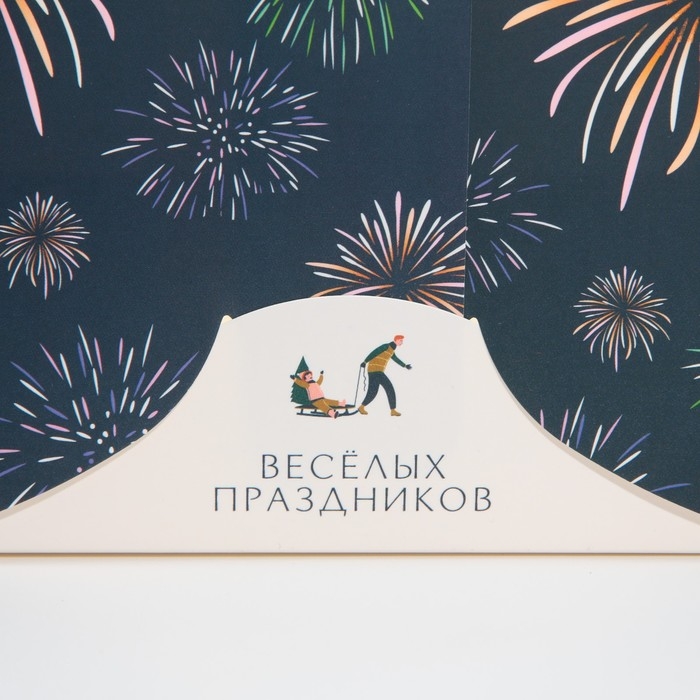 Коробка для капкейка &laquo;Новогоднее настроение&raquo;, 16 х 16 х 10 см, Новый год