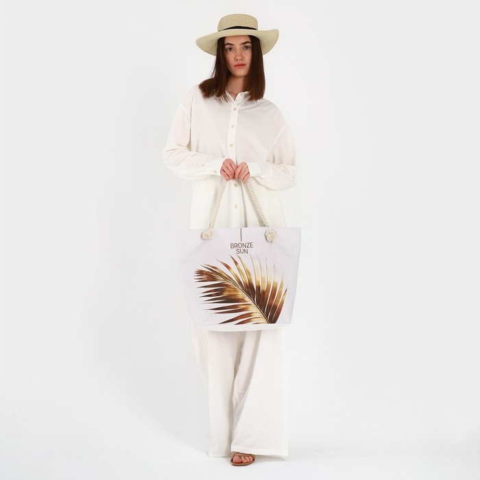 Сумка женская пляжная Bronze sun, 47х37х13 см Сумка женская пляжная Bronze sun, 47х37х13 см