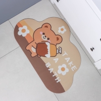Коврик для дома Доляна Take a Bath, влаговпитывающий, 50&times;80 см