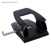 Дырокол металлический 30 листов, deVENTE, форматная линейка, чёрный Дырокол металлический 30 листов, deVENTE, форматная линейка, чёрный