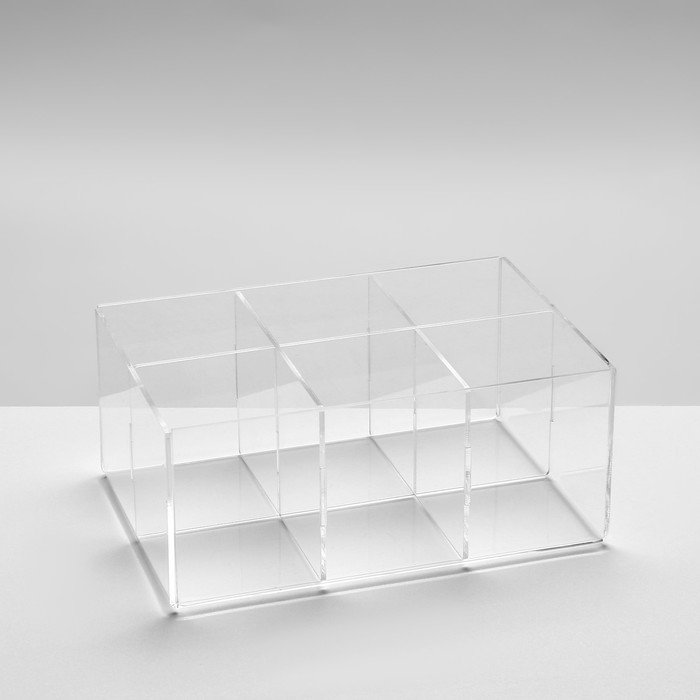 Подставка для карандашей 6 ячеек, 16×11×7 см, оргстекло 1,8 мм, В ЗАЩИТНОЙ ПЛЁНКЕ Подставка для карандашей 6 ячеек, 16×11×7 см, оргстекло 1,8 мм, В ЗАЩИТНОЙ ПЛЁНКЕ