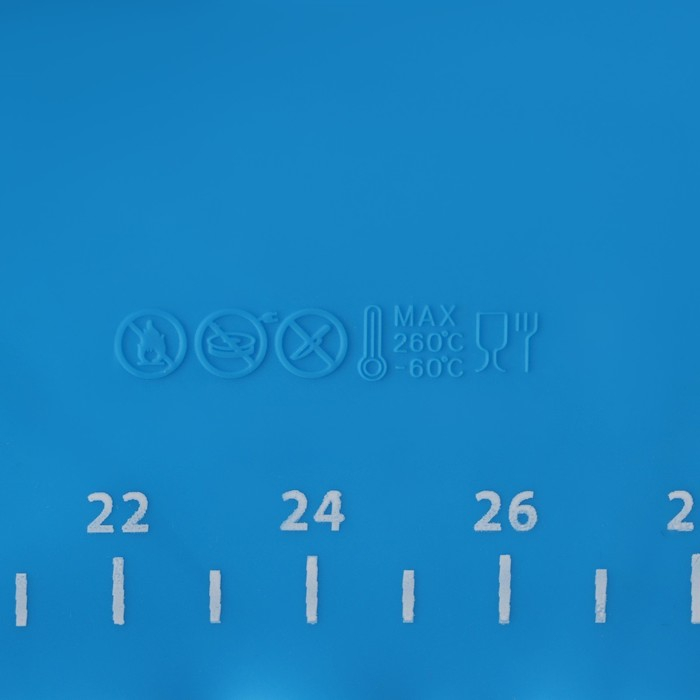 Коврик для выпечки с разметкой Доляна &laquo;Эрме&raquo;, силикон, 70&times;50 см, цвет МИКС