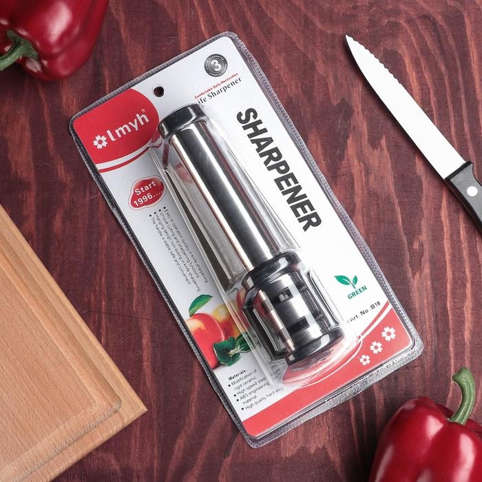 Заточка для ножей Magistro &laquo;Металлик&raquo;, с 2 отделениями для стальных и керамических ножей