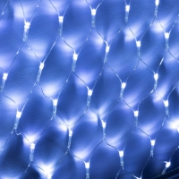 Гирлянда &laquo;Сеть-ёлка&raquo; 1 &times; 1 м, IP20, тёмная нить, 90 LED, свечение белое, 8 режимов, 220 В