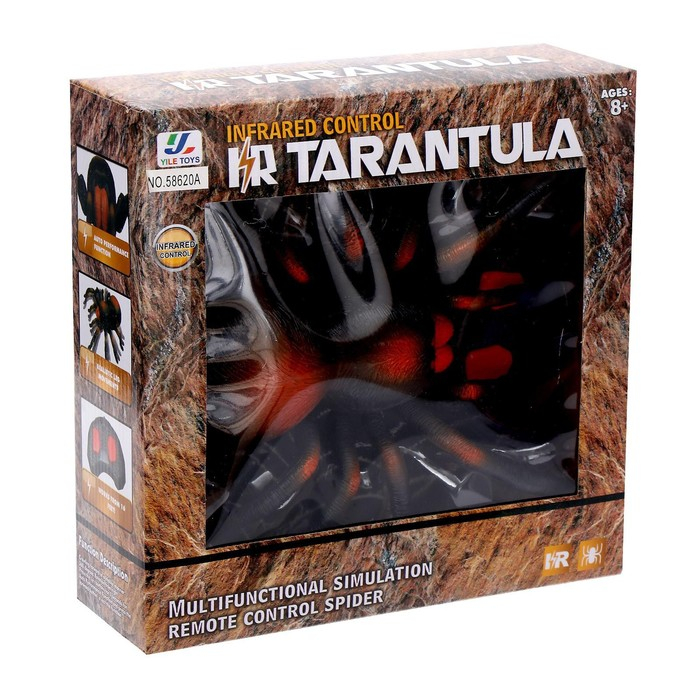 Паук радиоуправляемый &laquo;Тарантул&raquo;, работает от батареек