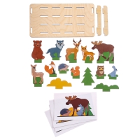 Головоломка. Повтори по образцу &laquo;Лес&raquo;