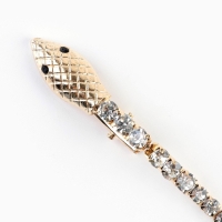 Заколка прядь со стразами новогодняя &laquo;You are s diamond&raquo;, на Новый год, длина 50 см