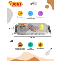 Масса для лепки JOVI, самозатвердевающая, полимерная, 500 г, серая Масса для лепки JOVI, самозатвердевающая, полимерная, 500 г, серая