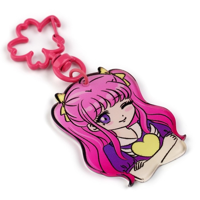 Брелок для ключей детский, аниме &laquo;Девочка&raquo;, 3,5 х 10 см