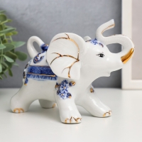 Сувенир керамика "Слоны с синей росписью" набор 7 шт h= 11 см 31,5х23,5 см Сувенир керамика "Слоны с синей росписью" набор 7 шт h= 11 см 31,5х23,5 см